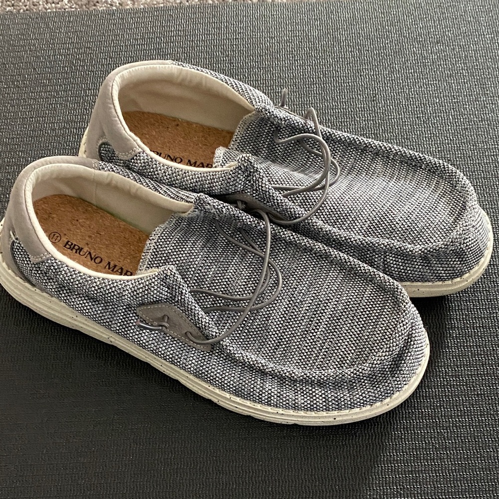 Bruno Marc Men's Gray Loafers